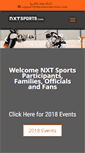 Mobile Screenshot of nxtsportshotels.com